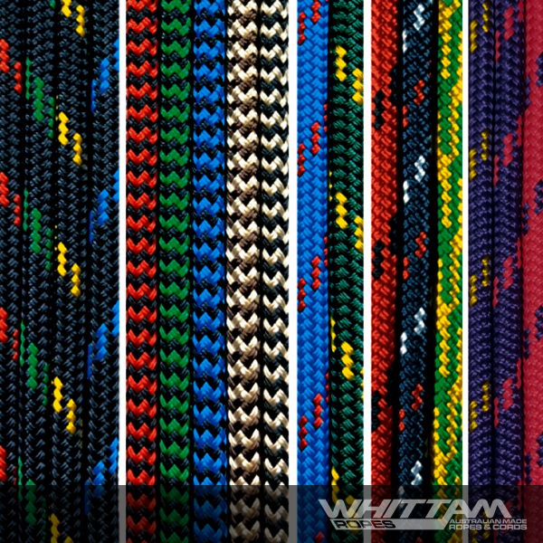Double Braid polyester solid colour patterns